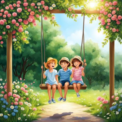 children-playing-on-a-swing-summer-flowers-sun-realistic_28129.jpeg